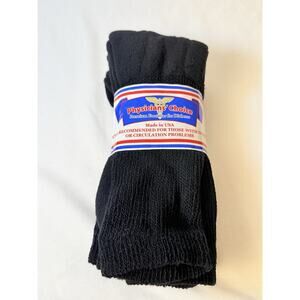 Six Pairs Physicians Choice Diabetic Over The Calf Crew Socks Size 10-13